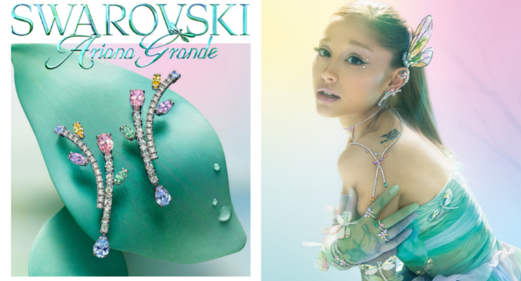Ariana Grande x Swarovski  - бижута, вдъхновени от магията на природата