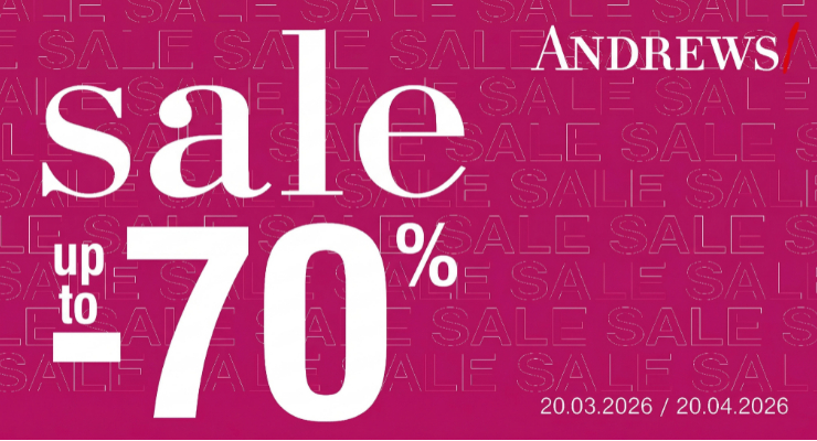 Финална разпродажба до -70 % в Andrews