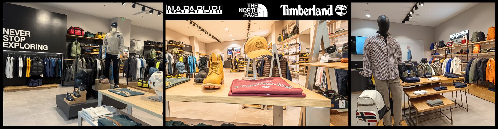 THE NORTH FACE / TIMBERLAND / NAPAPIJRI